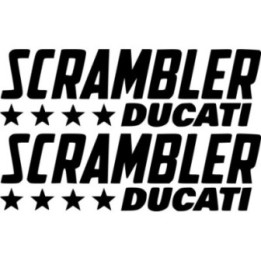 Ducati Scrambler Die Cut Style 3 Stickers Decals - DecalsHouse