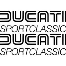 Ducati Sport 1000 Die Cut Stickers Decals - DecalsHouse