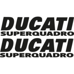 Ducati Superquadro Die Cut Stickers Decals - DecalsHouse