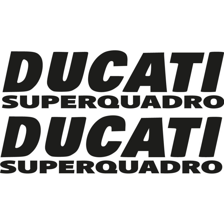 Ducati Superquadro Die Cut Stickers Decals - DecalsHouse