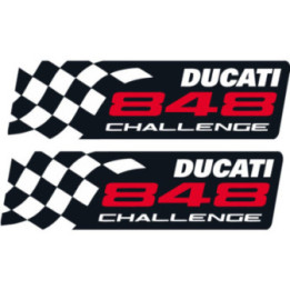 Ducati 848 Challange Stickers Decals - DecalsHouse