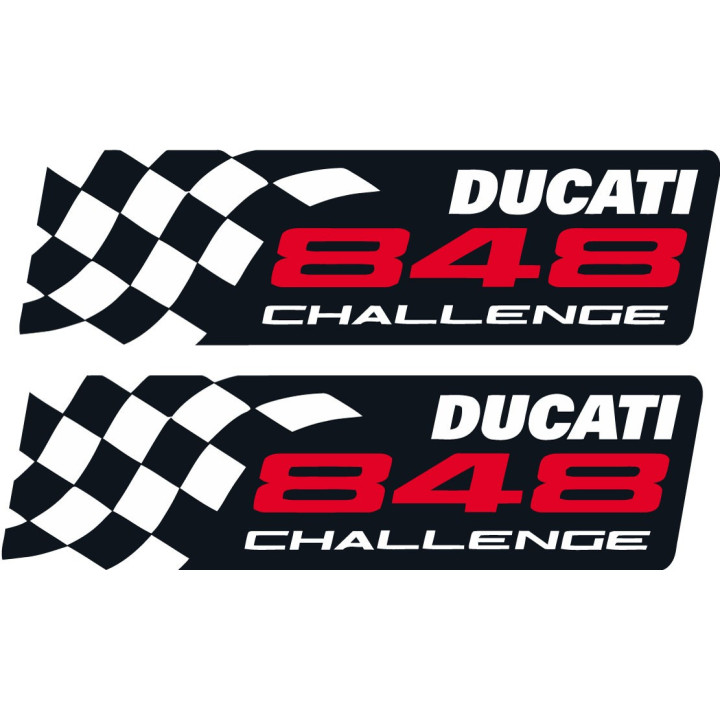 Ducati 848 Challange Stickers Decals - DecalsHouse