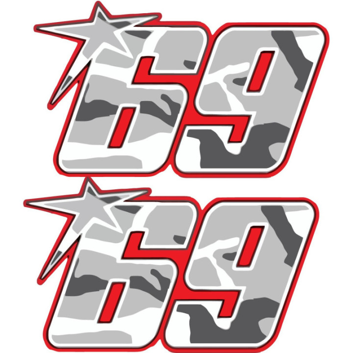 Ducati 848 Nicky Hayden 69 Stickers Decals - DecalsHouse