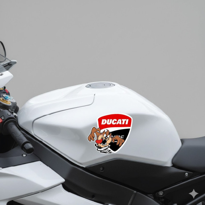 Ducati Corse Taz Style 2 Stickers Decals - DecalsHouse