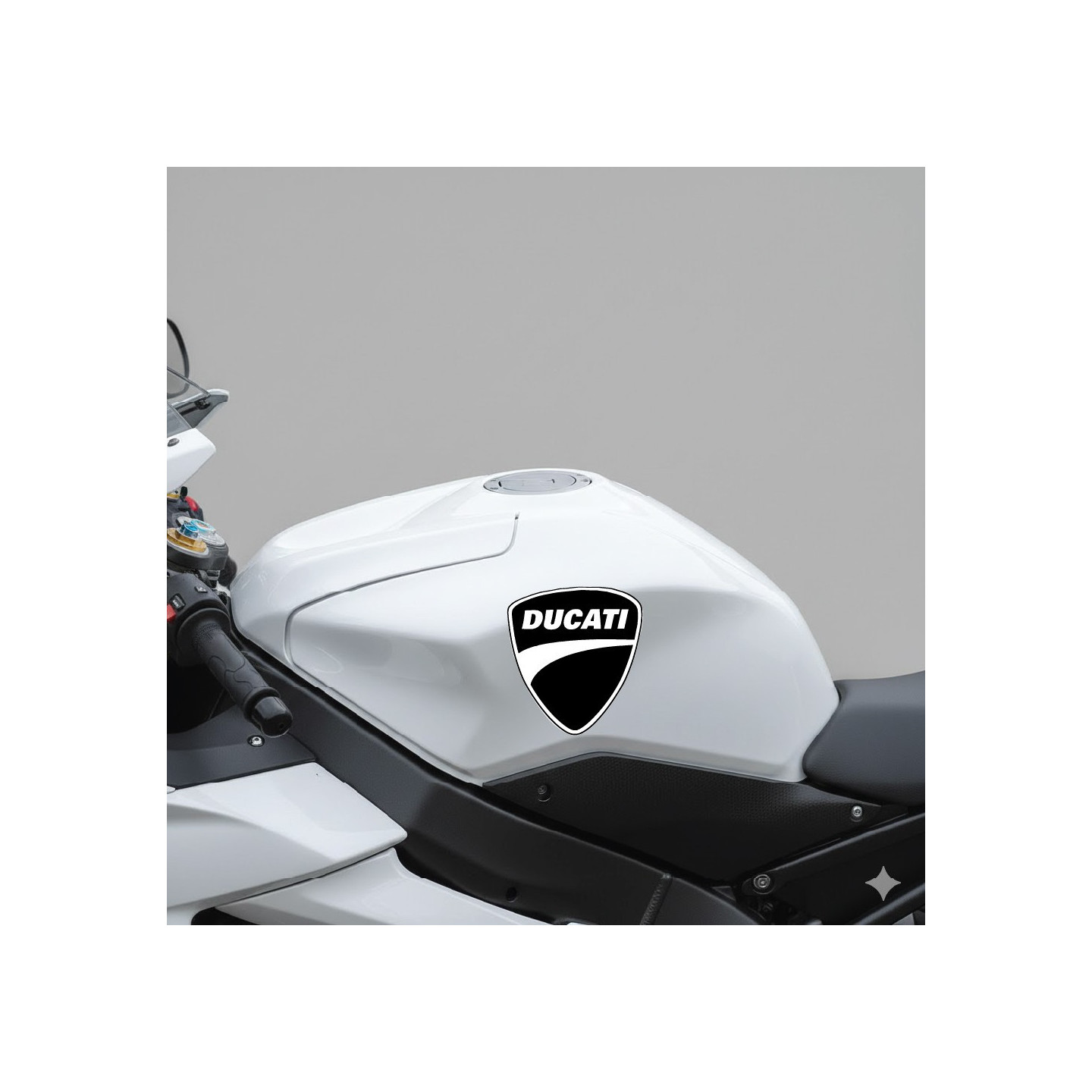 Ducati Classic Lettering Stickers – Panigale Decals (2-Pack)