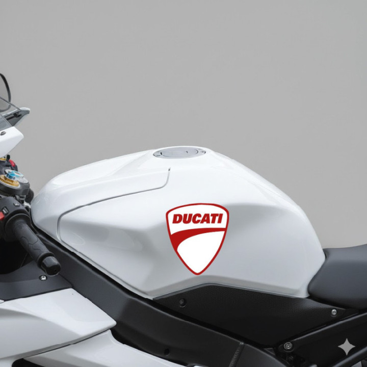 Ducati Logo Style 2 Stickers Decals - DecalsHouse