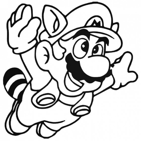 Buy Gaming S Nintendo Raccoon Mario Decal Online