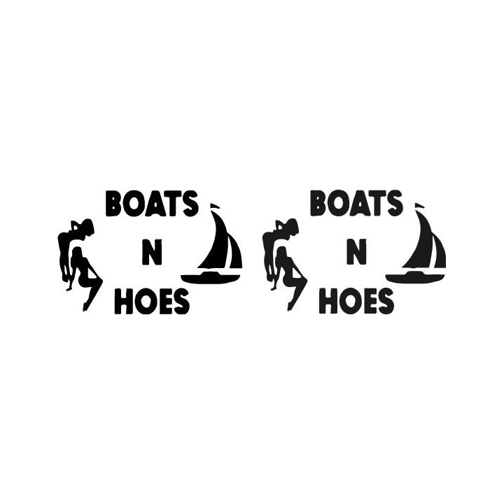 Buy Boats And Hoes Decal Sticker Online
