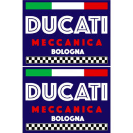 Ducati Meccanica Bologna Style 2 Stickers Decals - DecalsHouse