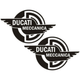 Ducati Meccanica Logo Stickers Decals - DecalsHouse