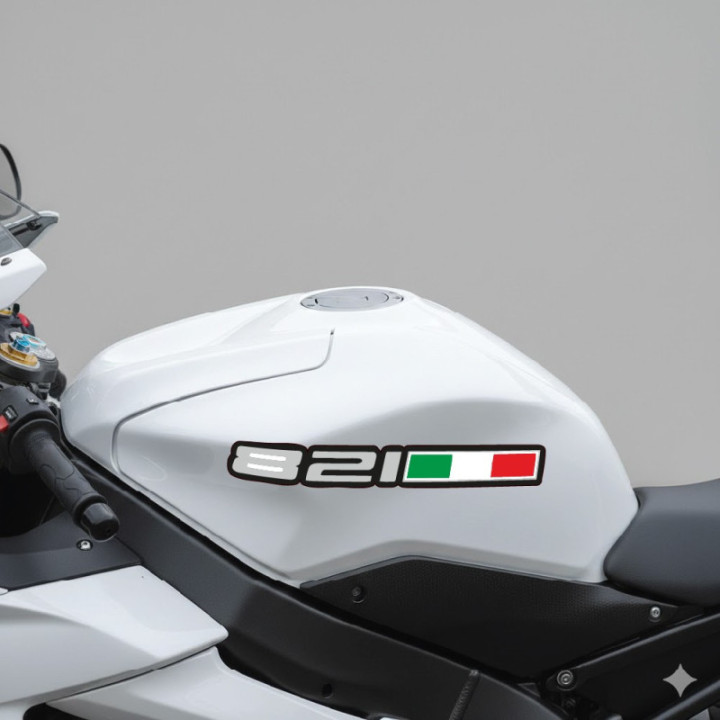Ducati Monster 821 Stickers – Naked Bike Motorcycle Decals (2-Pack)