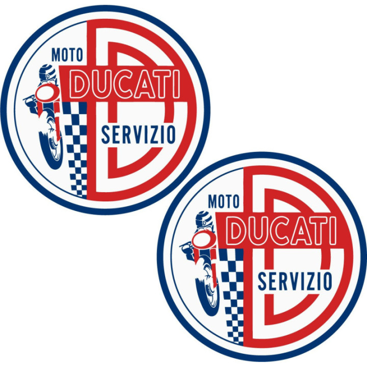 Ducati Moto Servizio Stickers Decals - DecalsHouse