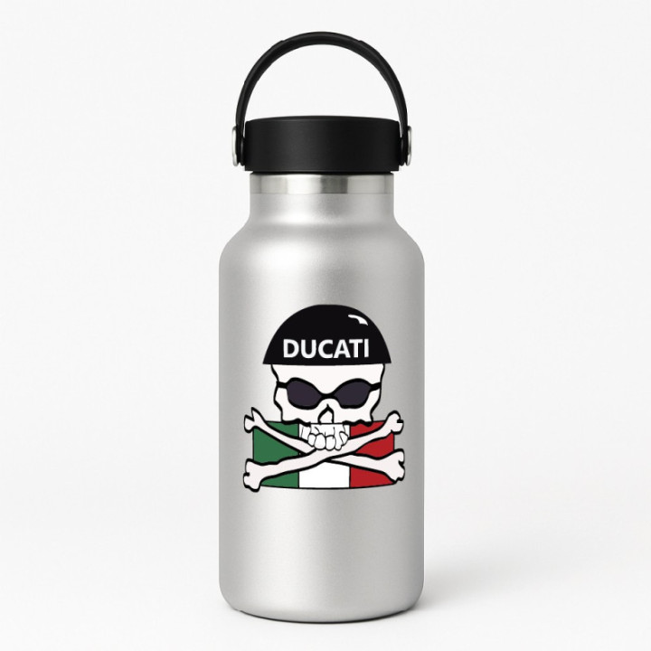 Ducati Pirate Skull Stickers Decals - DecalsHouse