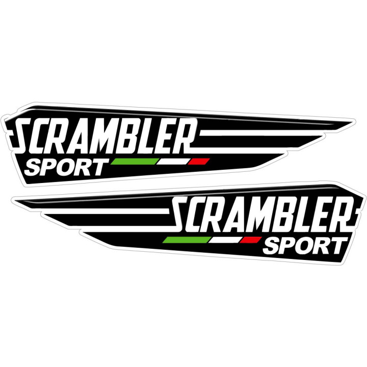 Ducati Scrambler Sport Style 2 Stickers Decals - DecalsHouse