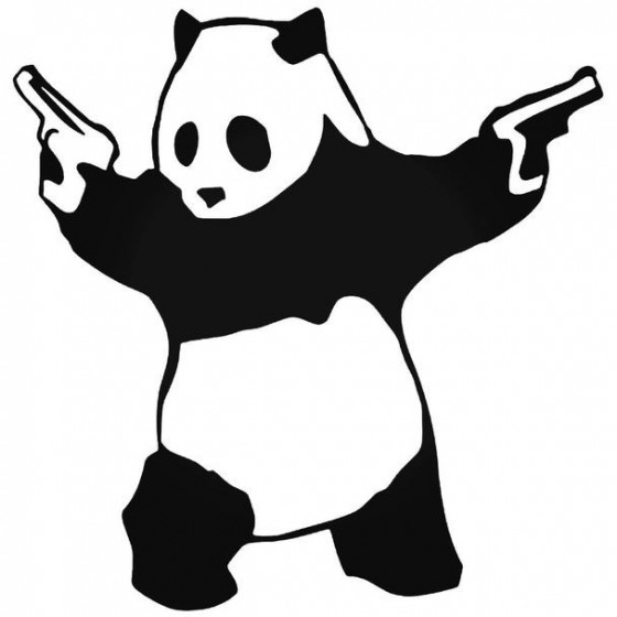 Gaming S Panda Withh Guns...
