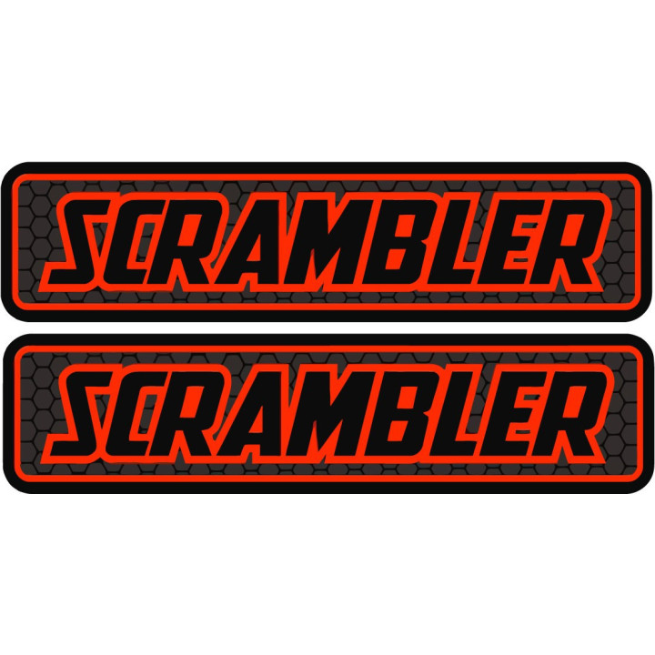 Ducati Scrambler Style 4 Stickers Decals - DecalsHouse