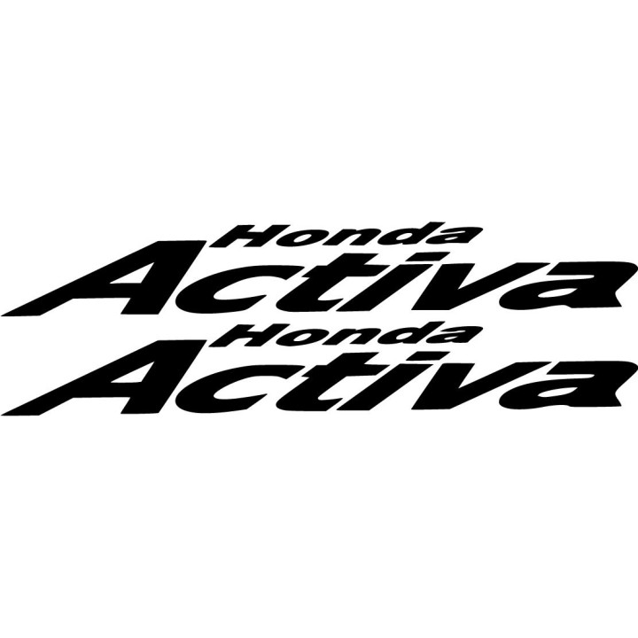 Honda Activa Die Cut Style 2 Stickers Decals - DecalsHouse