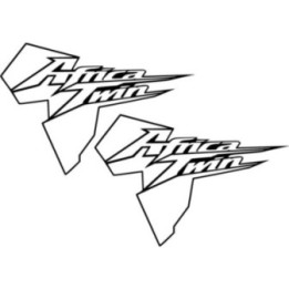 Honda Africa Twin Die Cut Style 3 Stickers Decals - DecalsHouse