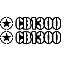 Honda Cb 1300 Army Die Cut Stickers Decals - DecalsHouse