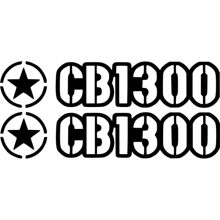 Honda Cb 1300 Army Die Cut Stickers Decals - DecalsHouse