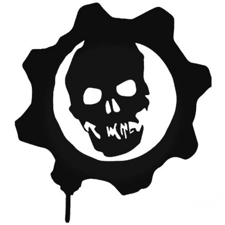 Buy Gears Of War Logo Vinyl Decal Sticker Online