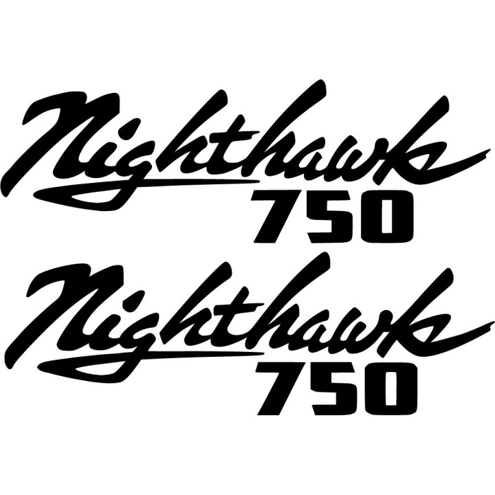 Honda CB750 Nighthawk Stickers – Style 3 Classic Decals (2-Pack)