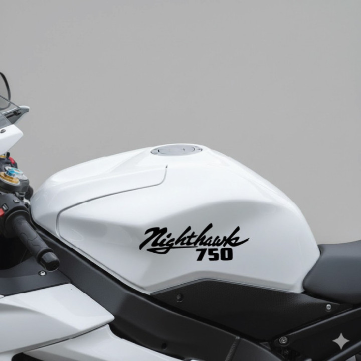 Honda CB750 Nighthawk Stickers – Style 3 Classic Decals (2-Pack)