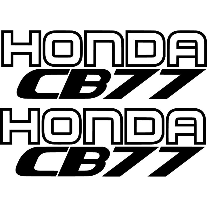 Honda Cb 77 Die Cut Stickers Decals - DecalsHouse