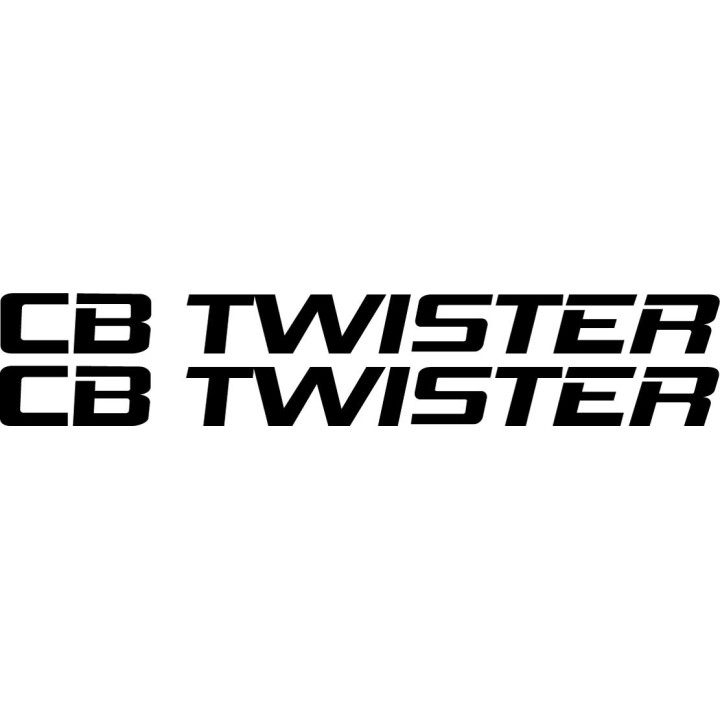 Honda Cb Twister Die Cut Style 2 Stickers Decals - DecalsHouse