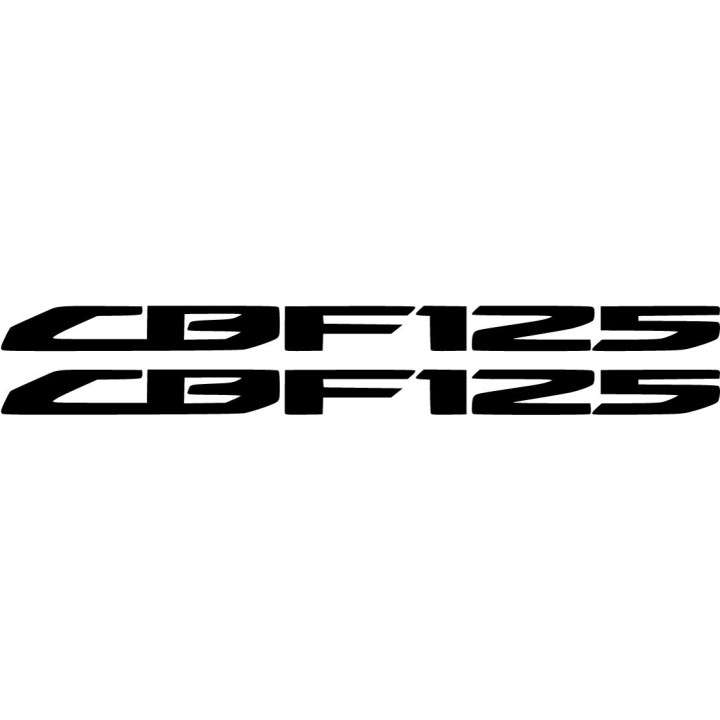 Honda CBF125 Naked Bike Stickers – Commuter Learner Motorcycle Decals (2-Pack)