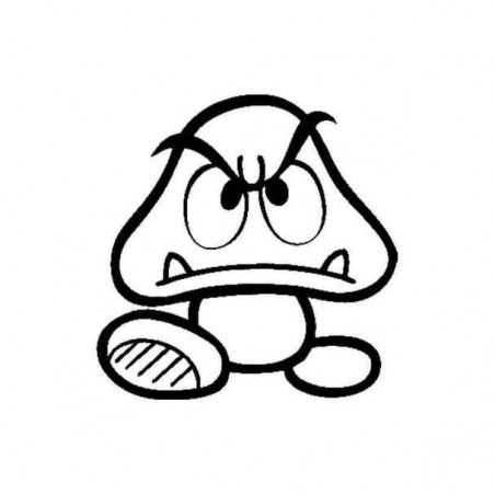 Buy Goomba Super Mario Bros Nintendo Vinyl Decal Sticker Online