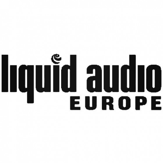 Liquid Audio Decal Sticker