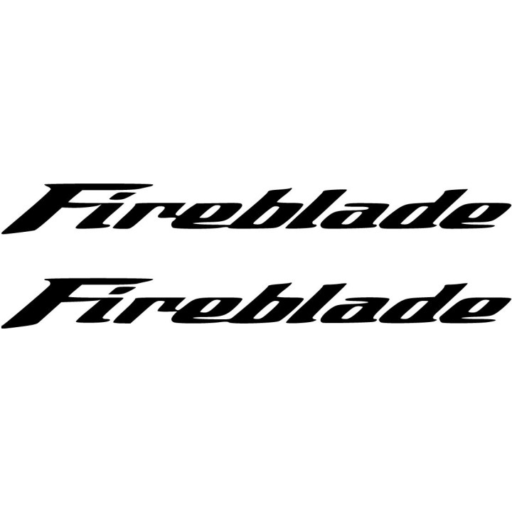 Honda Fireblade Lettering Stickers – CBR1000RR Decals (2-Pack)