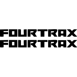 Honda Fourtrax ATV Stickers – Rancher Rubicon Rincon Quad Decals (2-Pack)
