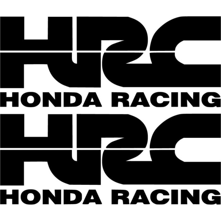 Honda HRC Racing Stickers – Honda Racing Corporation Motorcycle Decals (2-Pack)