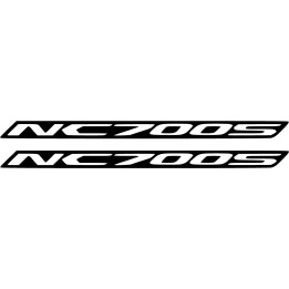 Honda NC700S Naked Bike Stickers – Motorcycle Decals (2-Pack)