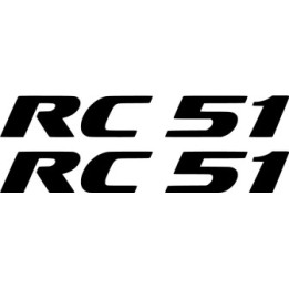Honda Rc 51 Die Cut Stickers Decals - DecalsHouse