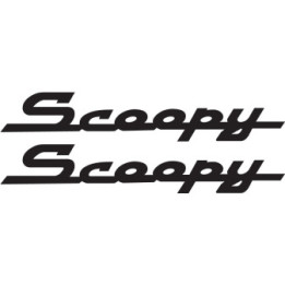 Honda Scoopy Die Cut Style 2 Stickers Decals - DecalsHouse