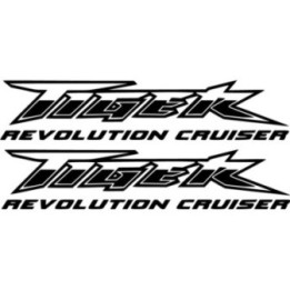 Honda Tiger Revolution Cruiser Die Cut Stickers Decals - DecalsHouse