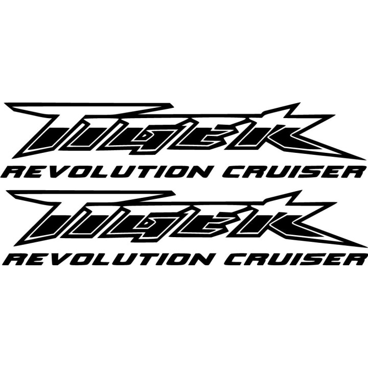 Honda Tiger Revolution Cruiser Die Cut Stickers Decals - DecalsHouse
