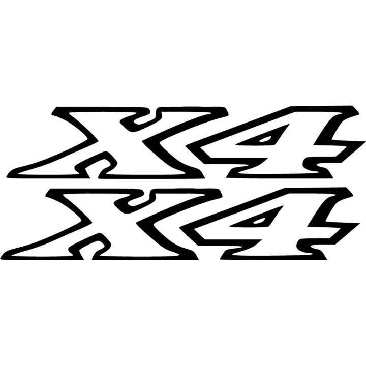 Honda X4 Die Cut Stickers Decals - DecalsHouse