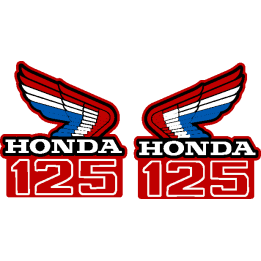 Honda 125 Wings Stickers Decals - DecalsHouse