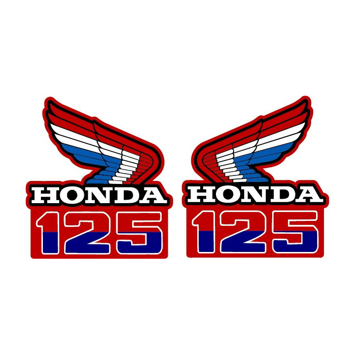 Honda 125 Wings Stickers – CB125R Grom Decals (2-Pack)