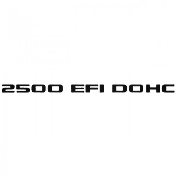 2500 Efi Dohc Decal Sticker