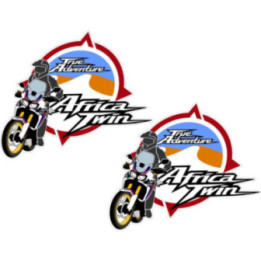 Honda Africa Twin True Adventurer Stickers Decals - DecalsHouse