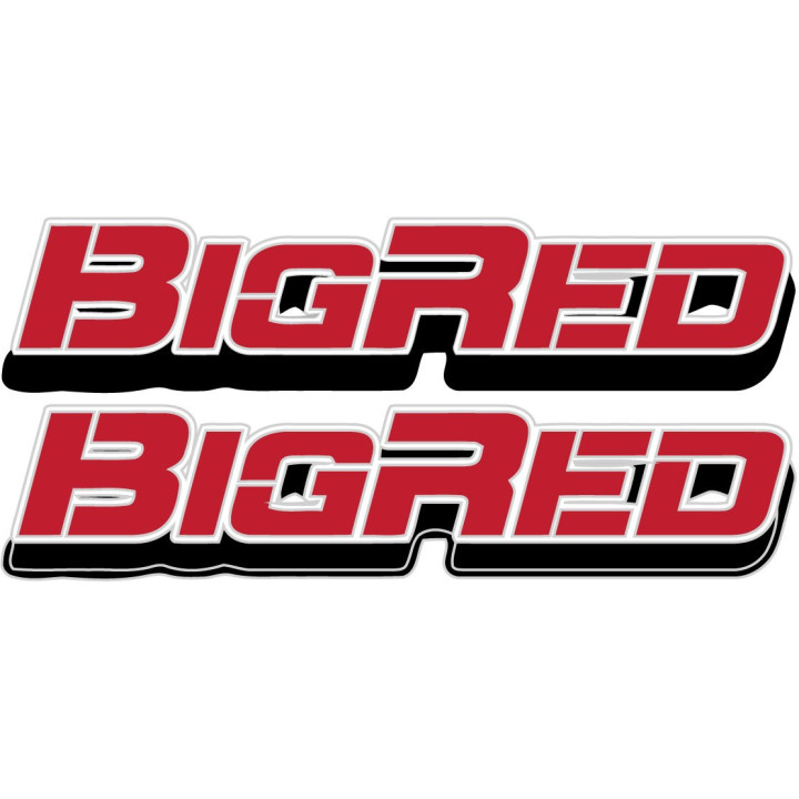 Honda Big Red Stickers Style 4 – MUV700 ATV Decals (2-Pack)