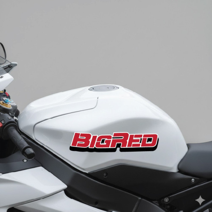 Honda Big Red Stickers Style 4 – MUV700 ATV Decals (2-Pack)