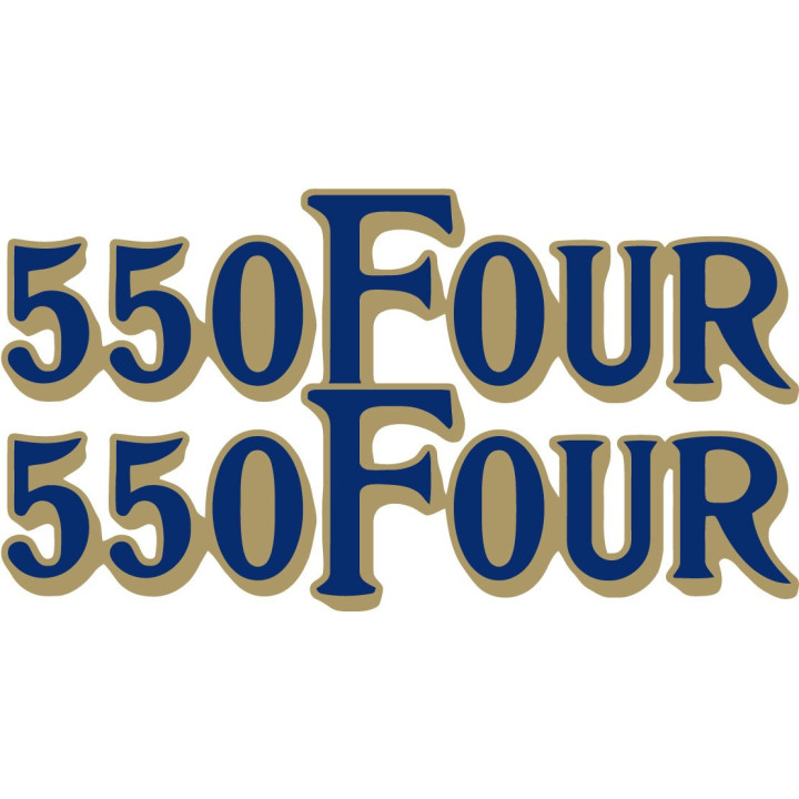 Honda CB550 Classic Stickers – Café Racer Restoration Vintage Decals (2-Pack)