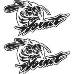 Honda Cb Hornet Logo Bee Style 2 Stickers Decals - DecalsHouse