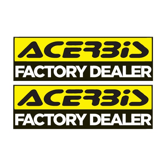 2x Acerbis Logo Factory...